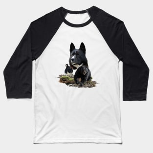 Karelian Bear Dog Baseball T-Shirt